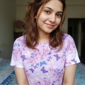 Lavender short-sleeved